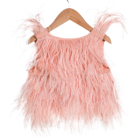 Tutu du Monde feather vest with tags - Picture 3 of 7